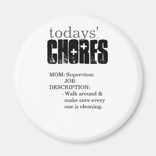 Chores Magneet (Voorkant)