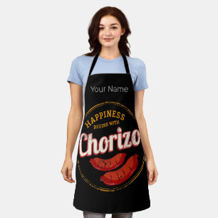 Chorizo Retro Sausage BBQ Gourmet Barbecue Schort