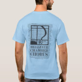 Chorus de chambre de Bellevue - Tshirt du 40e anni (Dos)