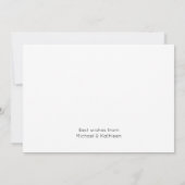 Chorus de musique Chorale de Noël carte de voeux (Dos)