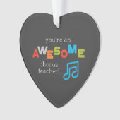 Chorus Enseignant Appréciation Day Notes, Awesome (devant)