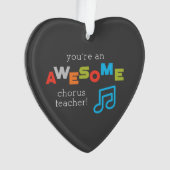 Chorus Enseignant Appréciation Day Notes, Awesome (devant)