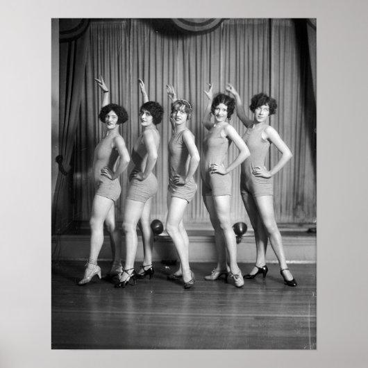 Chorus Girls, 1927.  foto Poster (Voorkant)