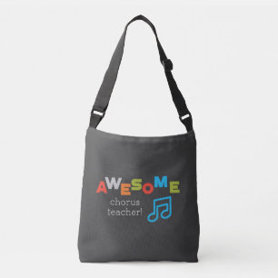 Chorus Teacher Appreciation Day Notes Geweldige Crossbody Tas