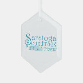 Chorusversiering Glas Ornament (Voorkant links)