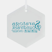 Chorusversiering Glas Ornament (Achterkant)