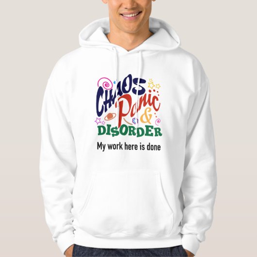 CHOS - PANIC - DISORDER HOODIE (Voorkant)