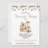 Chose préférée Noël, Invitation à une fête de vaca (Devant)