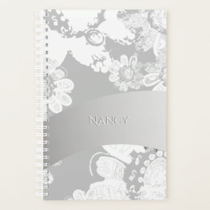 Chose sauvage Nom du monogramme blanc/gris