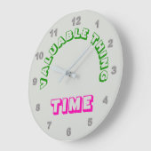 Chose utile "Time" Horloge murale (Angle)