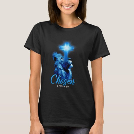 Chosen 1 Peter 29 Bible Scripture Quote Christian T-shirt (Voorkant)