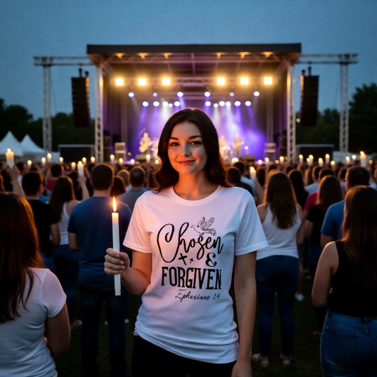 Chosen & Forgiven Ephesians 1:4 Identity Tri-Blend Shirt