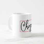 Chosen Mug Chrétien avec Design Coeur Rouge (Devant gauche)