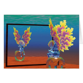 Choses à ailes - "miroir, miroir… "