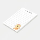 Choses à faire et Post-it de chat musical mignon (Incliné)