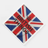 Choses britanniques serviettes en papier (Coin)