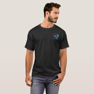 Choses de l'œil quantique hommes T-shirt noir poch