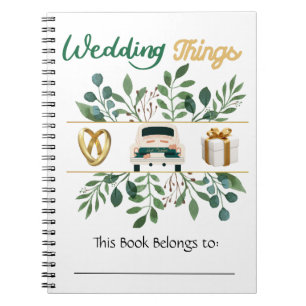 CHOSES mariages CARNET SPIRAL