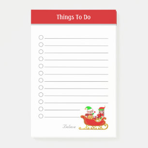 Choses mignonnes à faire pour Noël Post-it Notes