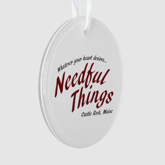 Choses nécessaires (devant)