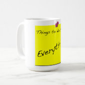 Choses pour faire aujourd'hui la tasse d'Admin (Devant gauche)