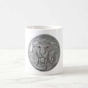 CHOSES SAUVAGES : Tasse de blanc de famille de