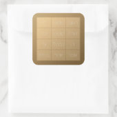 Choshen Mishpat de Biblical Priestplate Vierkante Sticker (Tas)