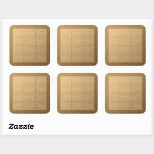 Choshen Mishpat de Biblical Priestplate Vierkante Sticker