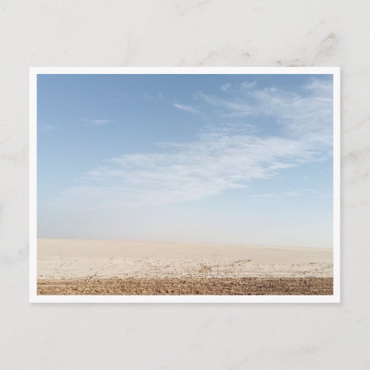 Chott el Djerid (Tunesië) Briefkaart (Voorkant)