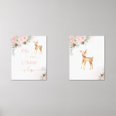 Chou de cerf rousse fille rose hiver (Recto)