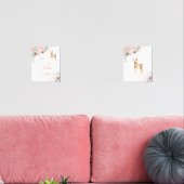Chou de cerf rousse fille rose hiver (Salon)