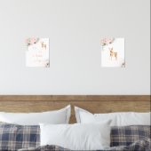 Chou de cerf rousse fille rose hiver (Chambre à coucher)