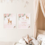 Chou de cerf rousse fille rose hiver<br><div class="desc">Chou cerf rousse rose fille en hiver Jeux d'art mural</div>
