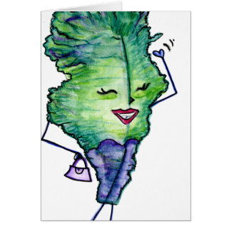 Chou frisé de membre de la haute société, carte