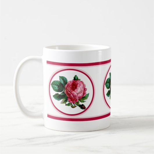 Chou Rose café Mug (Gauche)