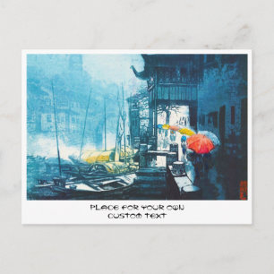 Chou Xing Hua Suzhou Scenery chinese verf Briefkaart