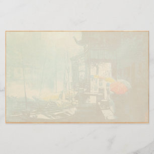 Chou Xing Hua Suzhou Scenery chinese verf Briefpapier