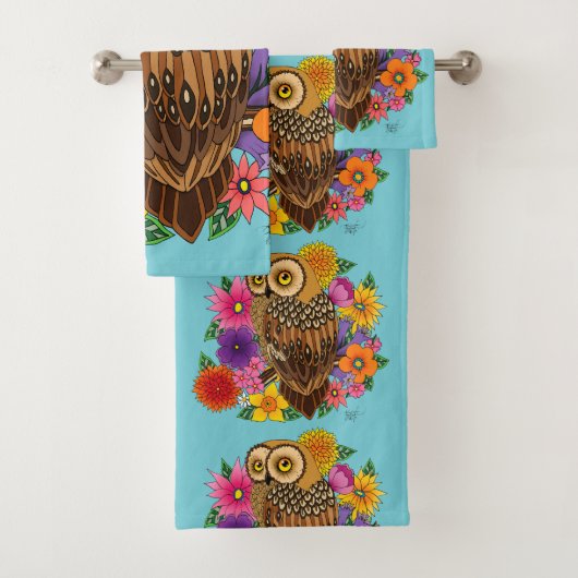 Chouette à fleurs (En situation)