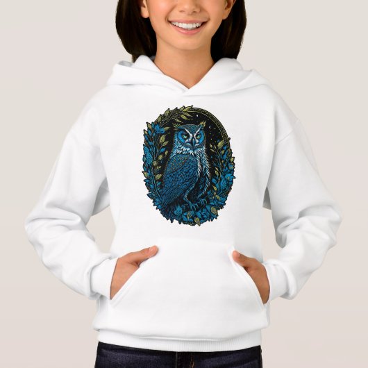 Chouette à grande corne (Devant)