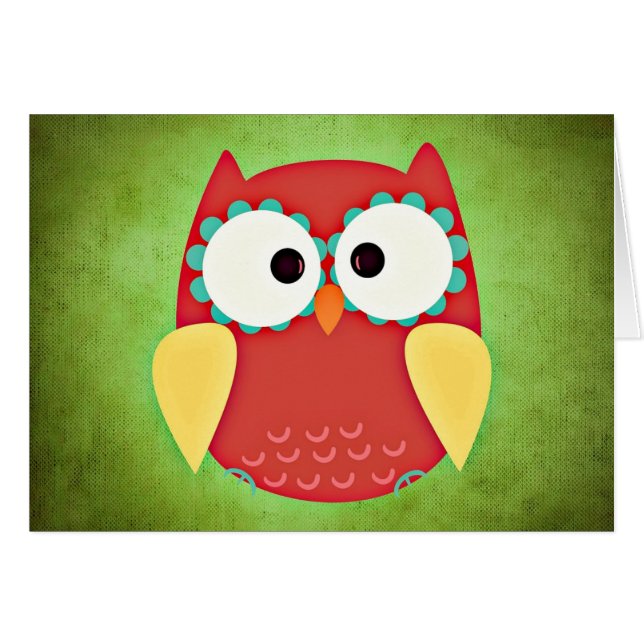 Chouette à oeil croisé (Devant horizontal)