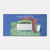 Chouette adorable avec chapeau de Santa (Clavier et souris)