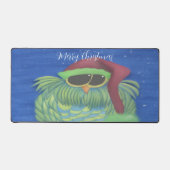 Chouette adorable avec chapeau de Santa (Recto)