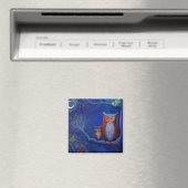 Chouette Art Magnet "La forêt à la nuit" (In Situ (Lave-vaisselle))