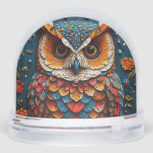 Chouette Artistique Colorée (Arrière)