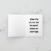 Chouette Assis Sur Carte Citrouille (Intérieur)