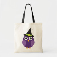 Chouette avec sac d'Halloween Casquette