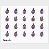 Chouette avec Stickers Halloween Casquettes (Feuille)
