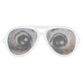 Chouette Aviator Lunettes de soleil Gros yeux (Devant)