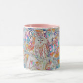 Chouette barrée Mug (Centre)