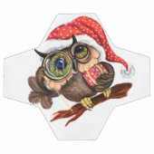 Chouette Bébé en Noël Casquette balle de football (Plat)